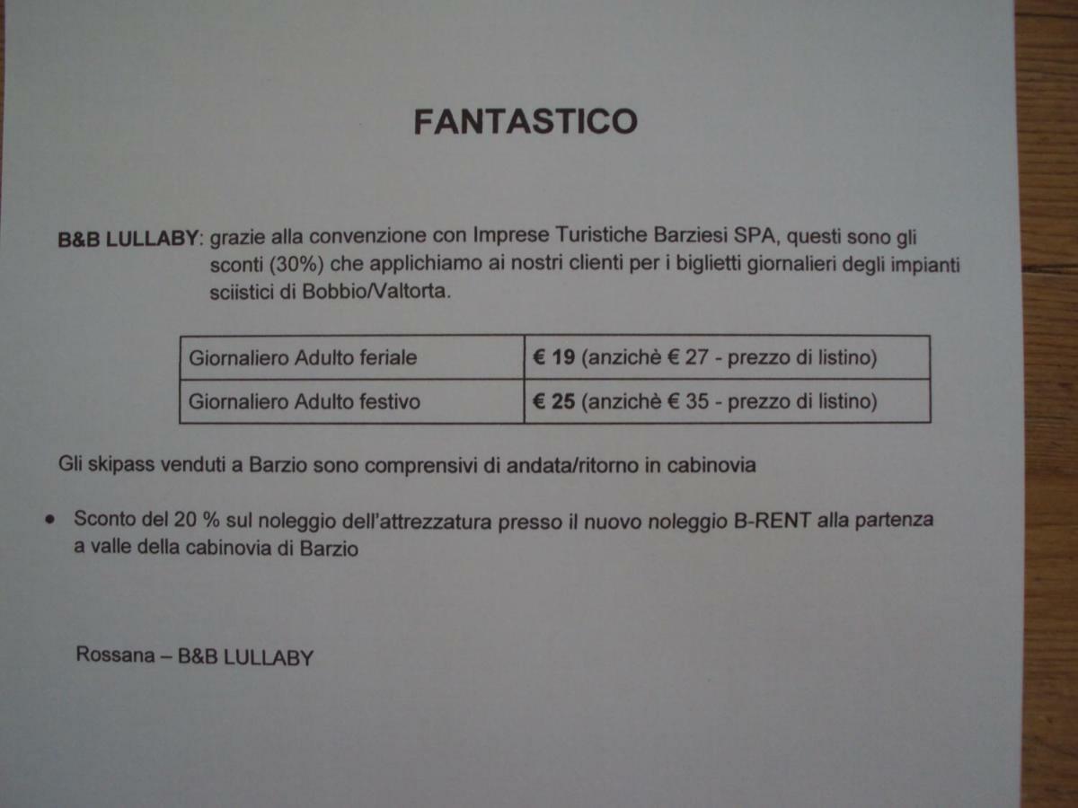 Lullaby B&B Ballabio Exterior foto